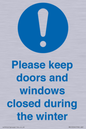 MV10504: Please keep doors and windows closed during the winter