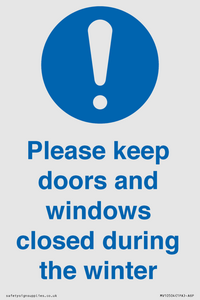 MV10504: Please keep doors and windows closed during the winter