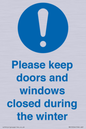 MV10504: Please keep doors and windows closed during the winter