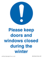MV10504: Please keep doors and windows closed during the winter