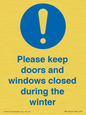 MV10504: Please keep doors and windows closed during the winter