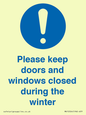 MV10504: Please keep doors and windows closed during the winter