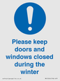 MV10504: Please keep doors and windows closed during the winter