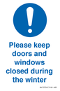 MV10504: Please keep doors and windows closed during the winter