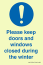 MV10504: Please keep doors and windows closed during the winter