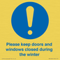 MV10504: Please keep doors and windows closed during the winter