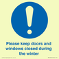 MV10504: Please keep doors and windows closed during the winter