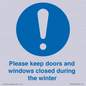 MV10504: Please keep doors and windows closed during the winter
