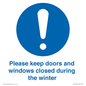 MV10504: Please keep doors and windows closed during the winter