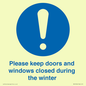 MV10504: Please keep doors and windows closed during the winter