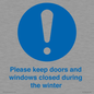MV10504: Please keep doors and windows closed during the winter