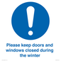 MV10504: Please keep doors and windows closed during the winter