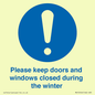 MV10504: Please keep doors and windows closed during the winter