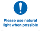 MV10506: Please use natural light when possible