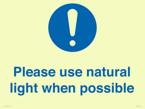 MV10506: Please use natural light when possible