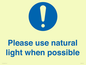 MV10506: Please use natural light when possible