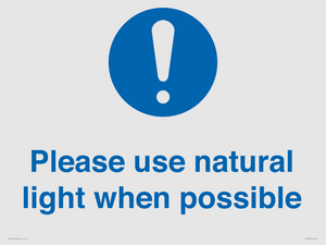MV10506: Please use natural light when possible