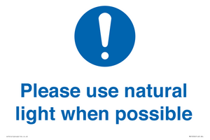 MV10506: Please use natural light when possible
