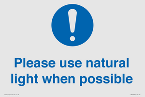 MV10506: Please use natural light when possible