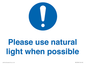 MV10506: Please use natural light when possible