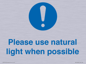 MV10506: Please use natural light when possible