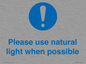 MV10506: Please use natural light when possible