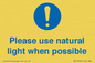 MV10506: Please use natural light when possible