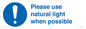 MV10506: Please use natural light when possible