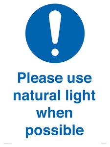 MV10506: Please use natural light when possible