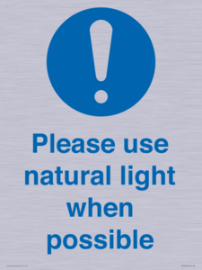 MV10506: Please use natural light when possible