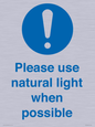 MV10506: Please use natural light when possible