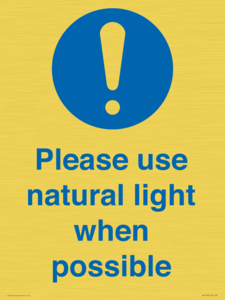 MV10506: Please use natural light when possible