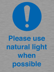 MV10506: Please use natural light when possible