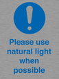 MV10506: Please use natural light when possible