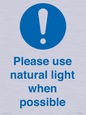 MV10506: Please use natural light when possible