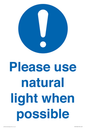 MV10506: Please use natural light when possible