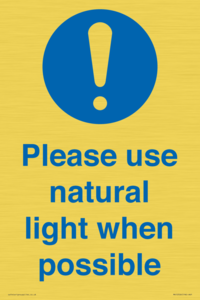 MV10506: Please use natural light when possible