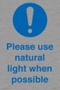 MV10506: Please use natural light when possible