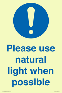 MV10506: Please use natural light when possible