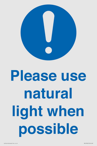 MV10506: Please use natural light when possible