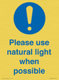 MV10506: Please use natural light when possible