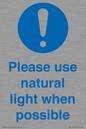 MV10506: Please use natural light when possible