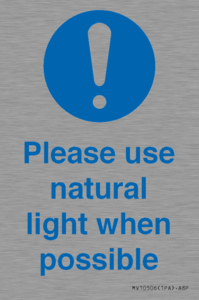 MV10506: Please use natural light when possible