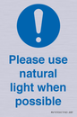 MV10506: Please use natural light when possible