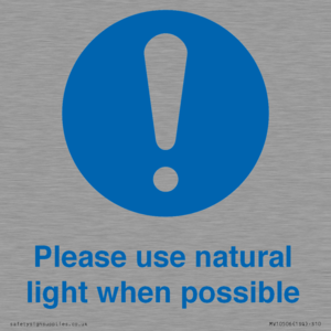 MV10506: Please use natural light when possible