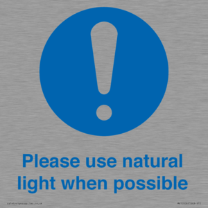 MV10506: Please use natural light when possible