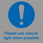 MV10506: Please use natural light when possible