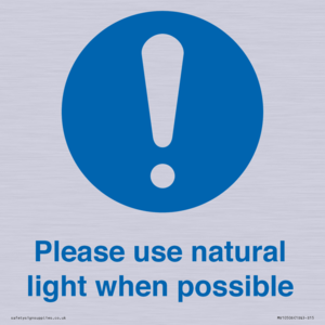 MV10506: Please use natural light when possible