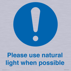 MV10506: Please use natural light when possible