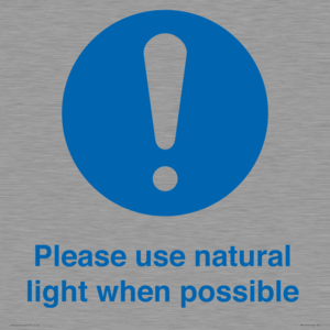 MV10506: Please use natural light when possible